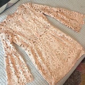 Lacy Print Dress